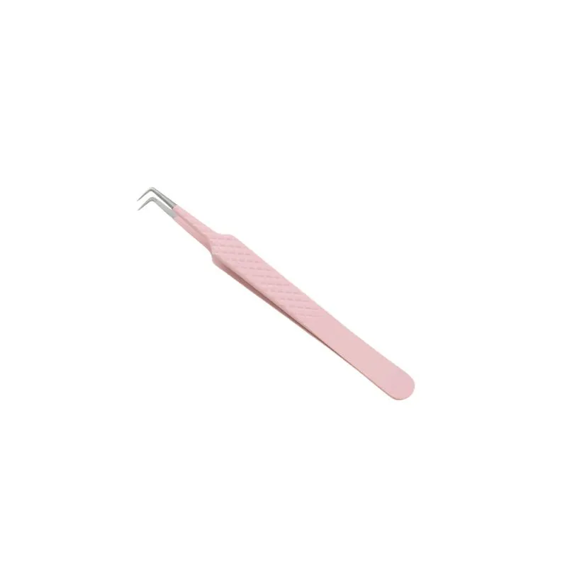 L-shape lash tweezers