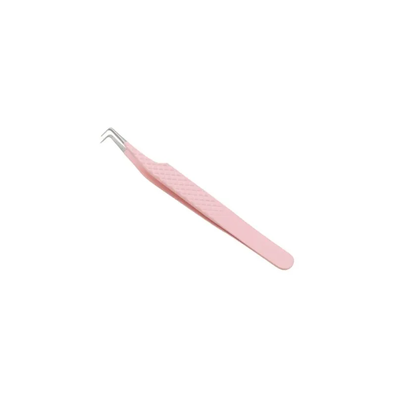 Fan gripper lash tweezers — Precision instruments laid out on a clean work surface
